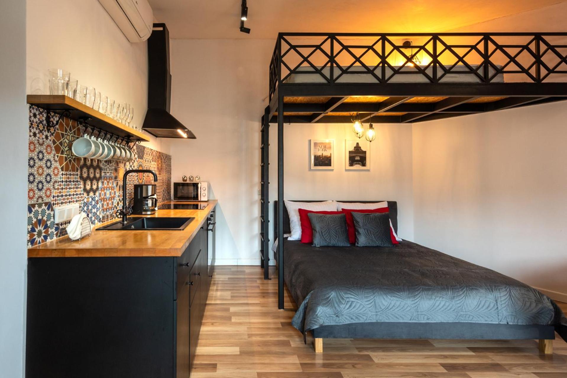 Modern Apartment Arizona Studio Old Town Dietla Balcony Красков Екстериор снимка