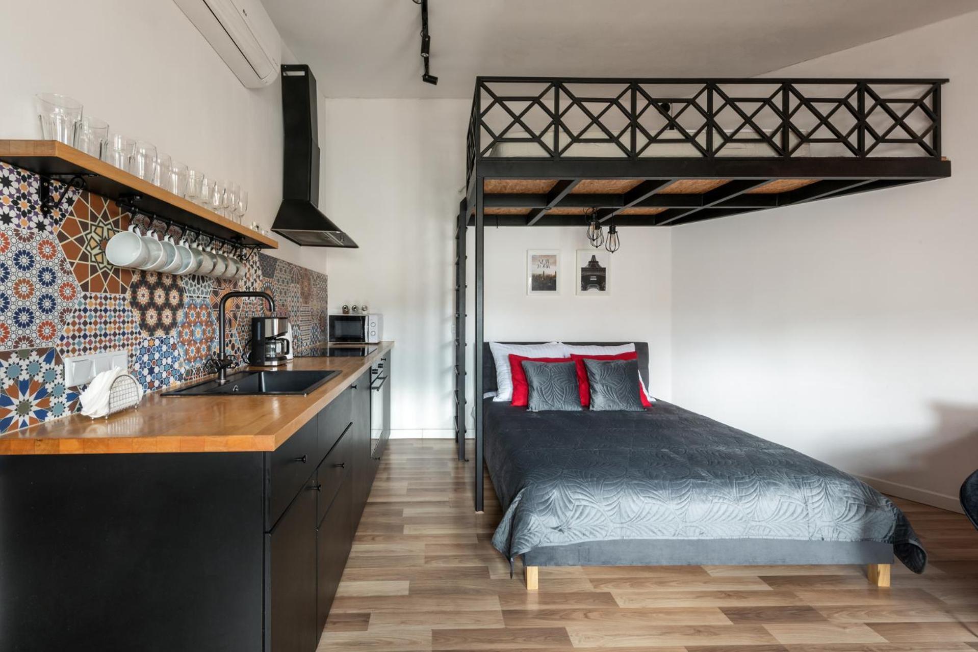 Modern Apartment Arizona Studio Old Town Dietla Balcony Красков Екстериор снимка